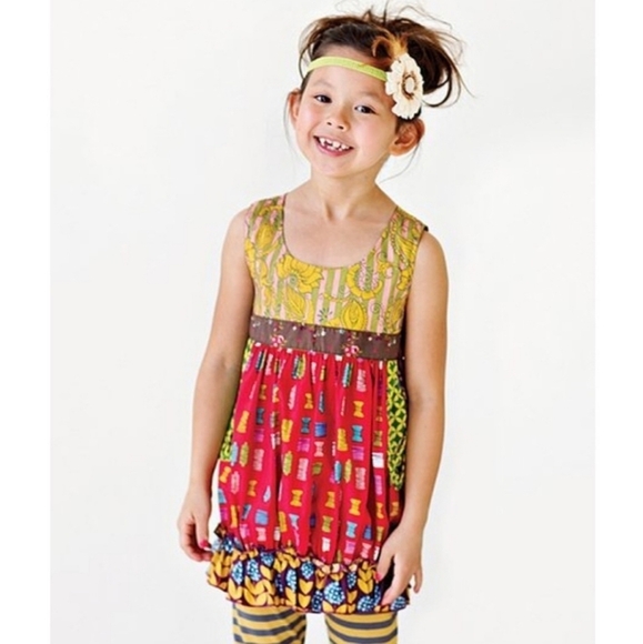 Matilda Jane Jester Red Shasta Bubble Top Size 4 - Picture 5 of 14